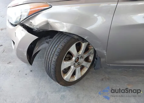 2013 Hyundai Elantra Limited from USA, damaged, VIN 5NPDH4AE8DH274017